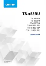 QNAP TS-1253BU User Manual preview