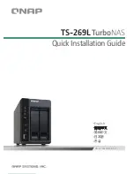 QNAP TS-269L TurboNAS Quick Installation Manual preview