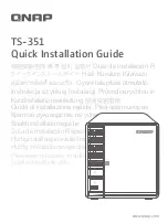 Preview for 1 page of QNAP TS-351 Quick Installation Manual