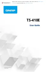 Preview for 1 page of QNAP TS-410E-8G User Manual