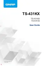 Предварительный просмотр 1 страницы QNAP TS-431KX User Manual