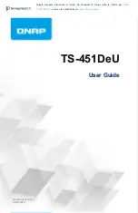 QNAP TS-451DeU User Manual preview