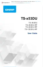 QNAP TS-53DU Series User Manual preview