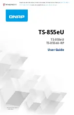 QNAP TS-855eU User Manual предпросмотр