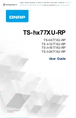 QNAP TS-H2477XU-RP-3700X-32G User Manual preview