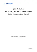 QNAP Turbo NAS TDS-16489U Hardware User Manual preview