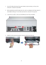 Предварительный просмотр 21 страницы QNAP Turbo NAS TDS-16489U Hardware User Manual