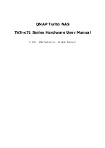 Предварительный просмотр 1 страницы QNAP Turbo NAS TVS-1271U-RP Hardware User Manual