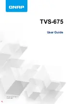 Предварительный просмотр 1 страницы QNAP TVS-675 User Manual