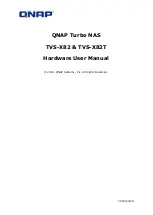 QNAP TVS-X82 Hardware User Manual preview