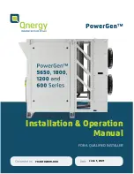 Qnergy PowerGen 5650 Series Installation & Operation Manual preview