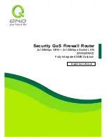 QNO Security QoS Firewall Router User Manual preview