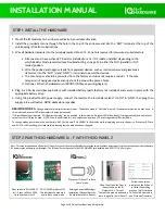 Preview for 2 page of QOLSYS IQ Hardwire 16-F Installation Manual