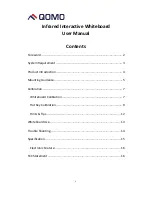 Preview for 1 page of Qomo Infrared Interactive Whiteboard User Manual