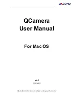 Предварительный просмотр 1 страницы Qomo QCamera User Manual