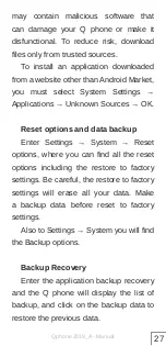 Preview for 27 page of Qoobex Q phone 2019 User Manual