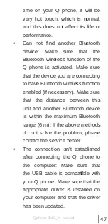 Preview for 47 page of Qoobex Q phone 2019 User Manual