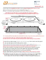 Preview for 2 page of QookingTable MO-111 Quick Start Manual