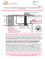 Предварительный просмотр 3 страницы QookingTable MO-111 Quick Start Manual