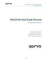 Preview for 1 page of Qorvo PAC25140 User Manual