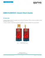 Qorvo QM33120WDK1 Quick Start Manual preview