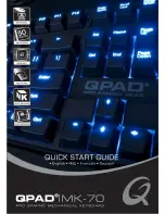 Preview for 1 page of Qpad MK-70 Quick Start Manual