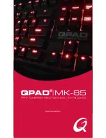 Preview for 1 page of Qpad MK-85 Quick Manual