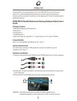 Preview for 2 page of Qpad MK-85 Quick Manual