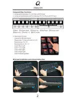Preview for 3 page of Qpad MK-85 Quick Manual