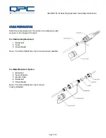 Preview for 4 page of QPC QSEAL PLUG Customer Assembly Instructions