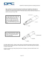 Preview for 8 page of QPC QSEAL PLUG Customer Assembly Instructions