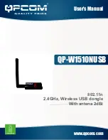 Preview for 1 page of qpcom QP-W1510NUSB User Manual