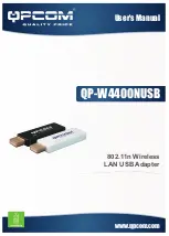 qpcom QP-W4400NUSB User Manual preview