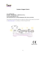 Preview for 4 page of Qpets Qpets SP 101 User Manual