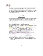 Preview for 10 page of Qpets Qpets SP 101 User Manual