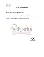 Preview for 11 page of Qpets Qpets SP 101 User Manual