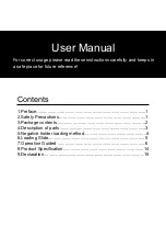 Preview for 2 page of QPIX MDFC-1400 User Manual