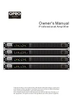 QPRO AUDIO QLP 18K4 Owner'S Manual предпросмотр