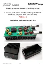 QRP Labs QCX 50W Amp Assembly Manual preview