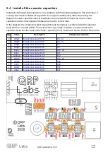 Preview for 13 page of QRP Labs QDX Assembly And Operating Manual