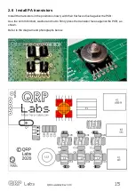 Preview for 15 page of QRP Labs QDX Assembly And Operating Manual