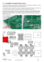 Preview for 16 page of QRP Labs QDX Assembly And Operating Manual