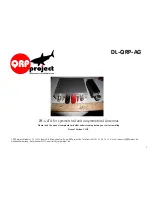 QRP PROJECT ZM-4 Manual preview