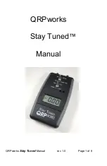 QRPworks Stay Tuned Manual preview