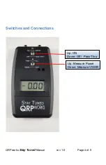 Предварительный просмотр 4 страницы QRPworks Stay Tuned Manual