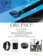 Предварительный просмотр 1 страницы QRS Music Technologies 700050A User Manual