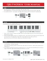 Предварительный просмотр 8 страницы QRS Music Technologies PNOdesk User Manual