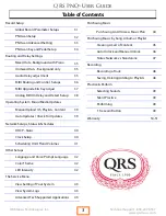 Preview for 3 page of QRS 70050A User Manual