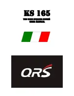 Preview for 1 page of QRS KD 165 User Manual