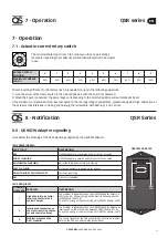 Предварительный просмотр 19 страницы QS Seamaster QSR Series User Manual